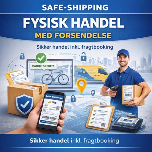 2 Safe-Shipping Fysisk Handel – Med Forsendelse