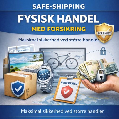 3 Safe-Shipping Fysisk Handel – Med Forsikring